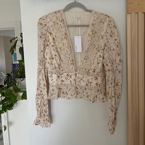 Reformation Meadowlark Top Size 10 NWT